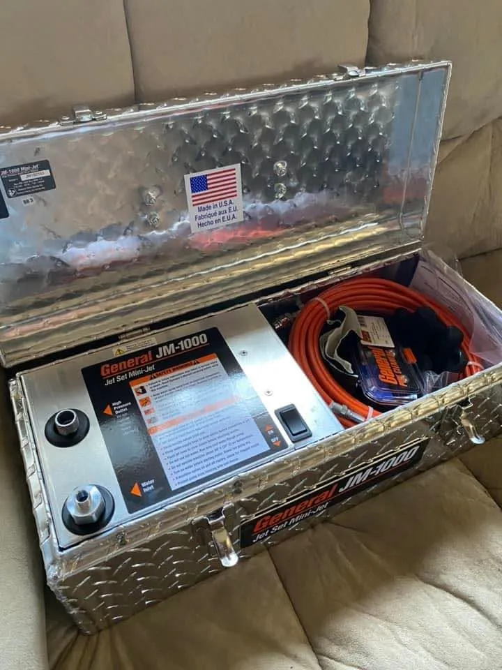 Hydro-jet drain cleaning equipment