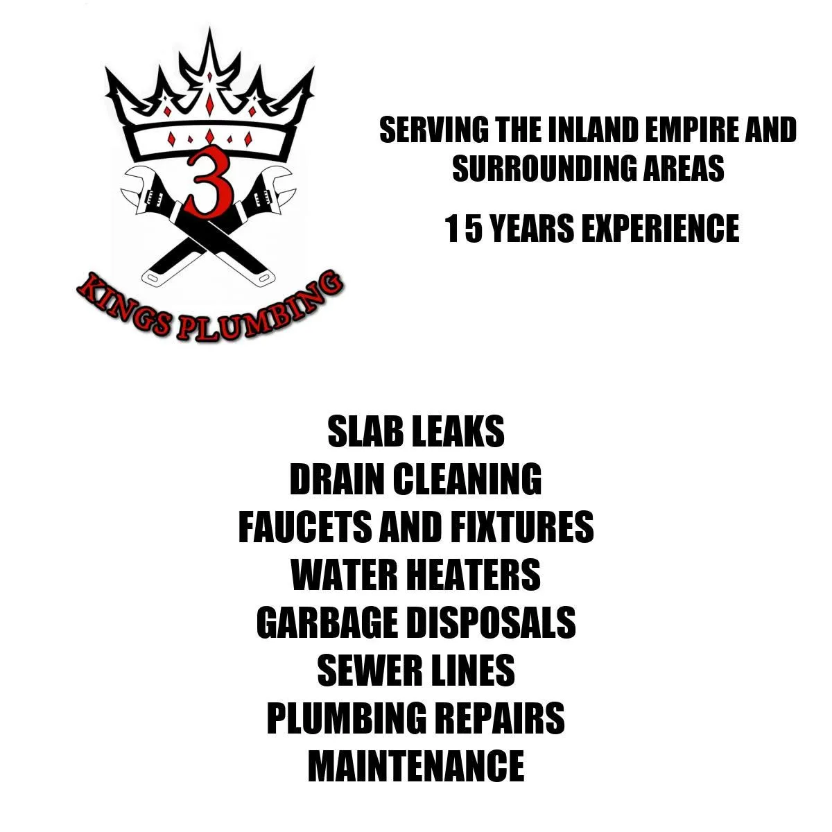 3 Kings Plumbing service truck and team