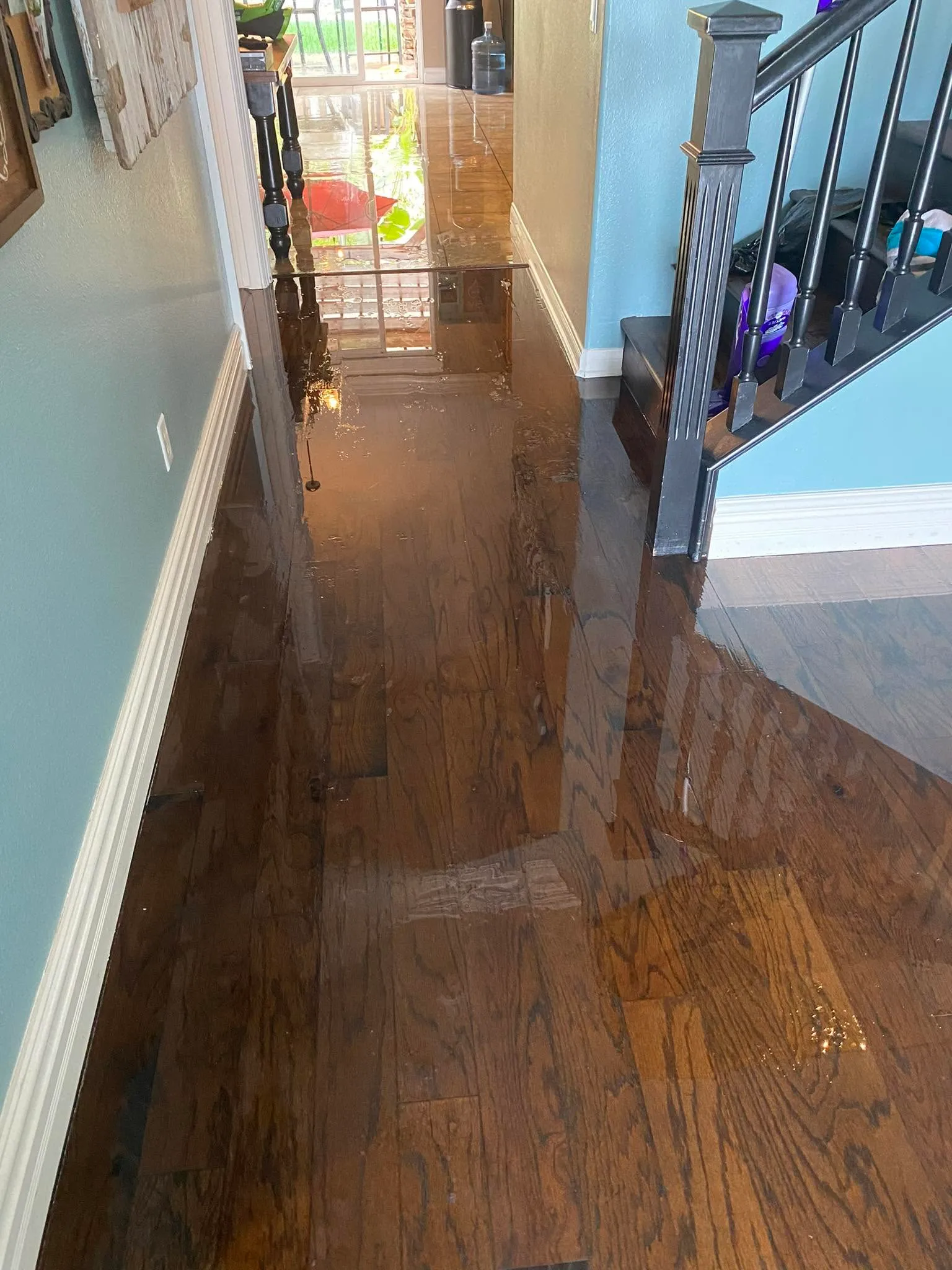 Slab leak repair in Riverside home
